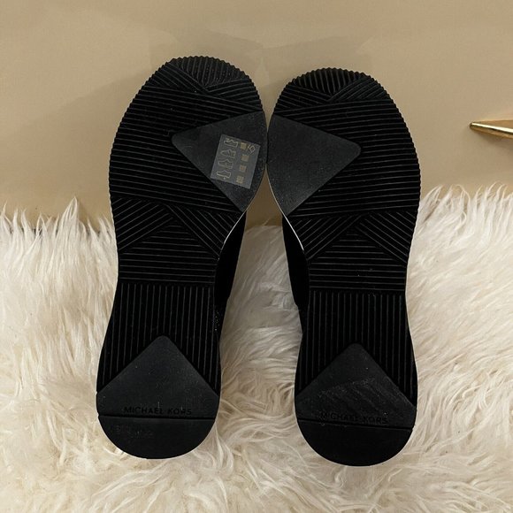 Michael Kors Felix Trainer Platform Wedge Monogram Brown Logo NEW - Picture 6 of 6